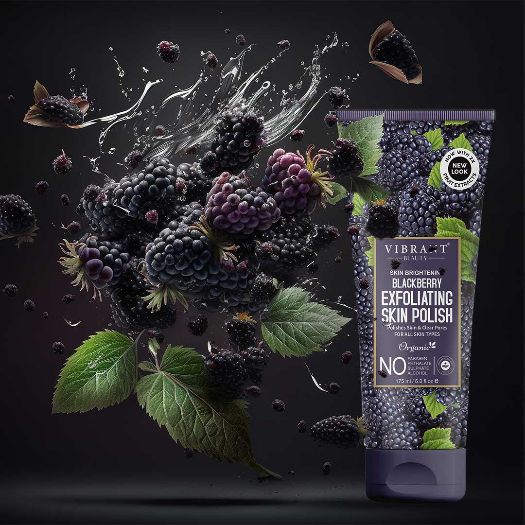 Vibrant Beauty Skin Brightening Blackberry Exfoliating Skin Polish (200ml)Vibrant Beauty Skin Brightening Blackberry Exfoliating Skin Polish (200ml)