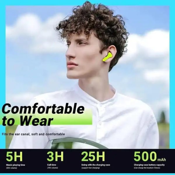 Air31 Wireless Earbuds Transparent With Deep Bass & Battery Display Tws Wireless Bluetooth (random Color)