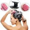 1 Piece Scalp Shampoo Massager Brush | Scalp Hair Scrubber With Soft  Bristles For All Type Of Hairs ( Random Color )