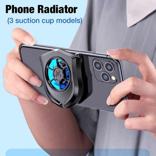 (nw000212) Portable Mobile Phone Gaming Cooler Gaming Radiator Stand Phone Cooling Fan